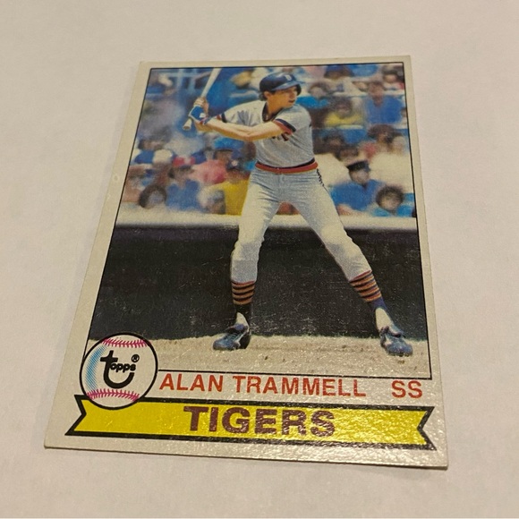 Alan Trammell 1979 Topps Baseball Card Vintage collectible - Picture 3 of 3